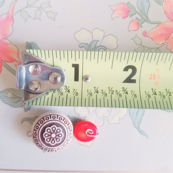 Power Amulet Handcrafted Genuine Coral + Wood Bead - Picture 8 of 8